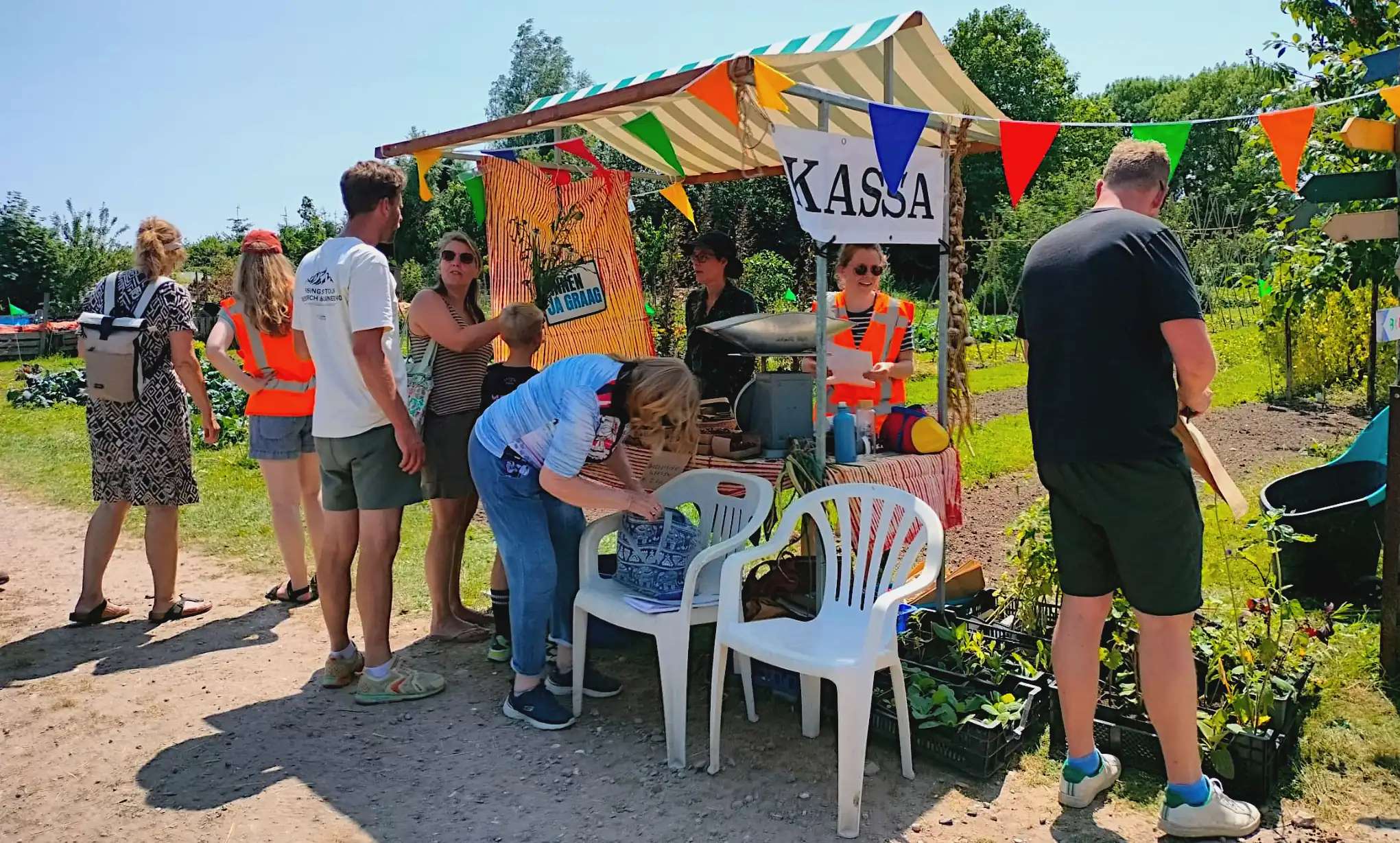 Marktkraam open dag SLB