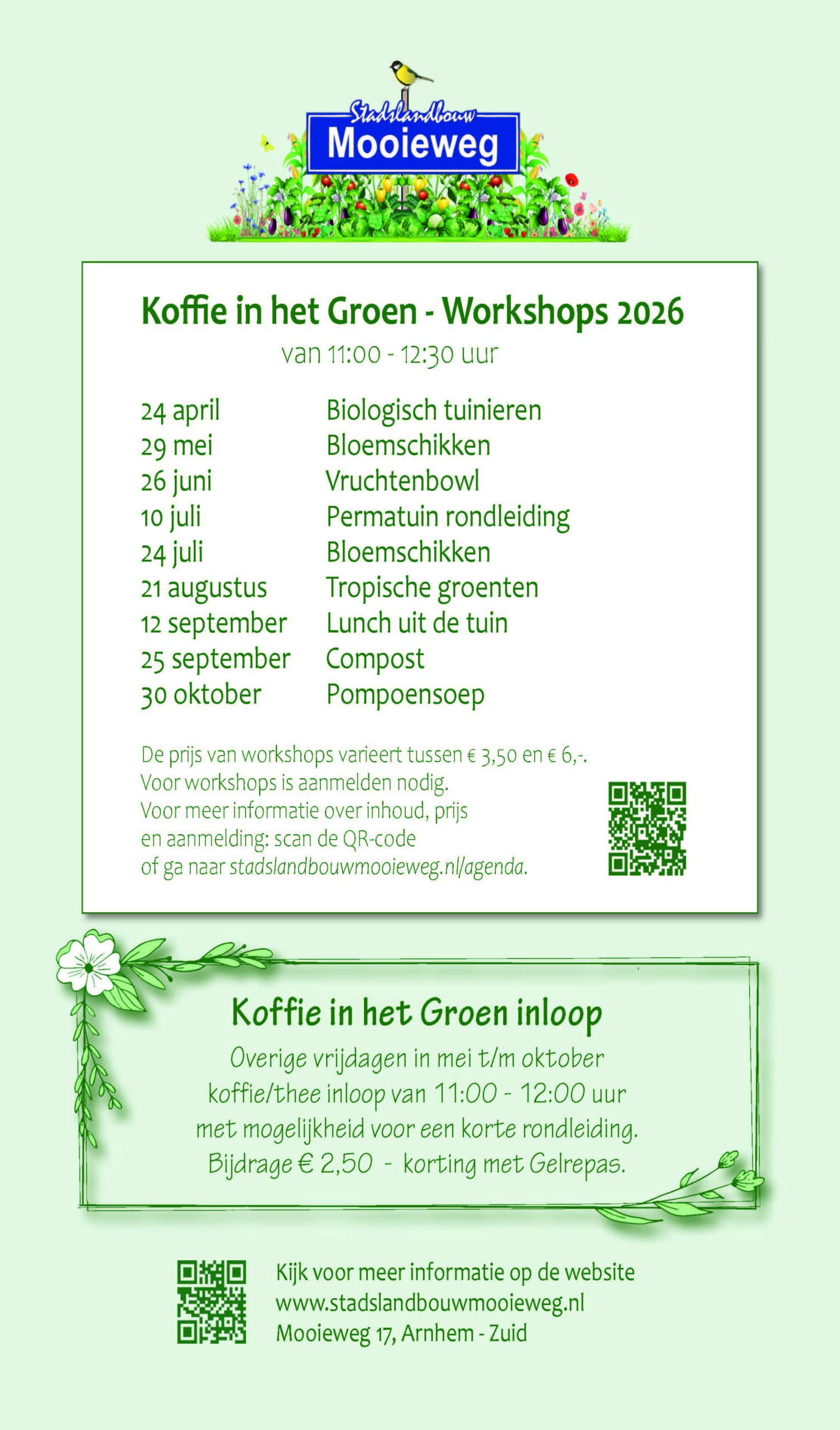 Flyer Koffie in het Groen